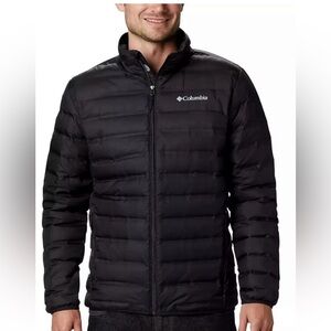 Columbia Men’s Omni shield 650 down fill jacket coat black size XXL new